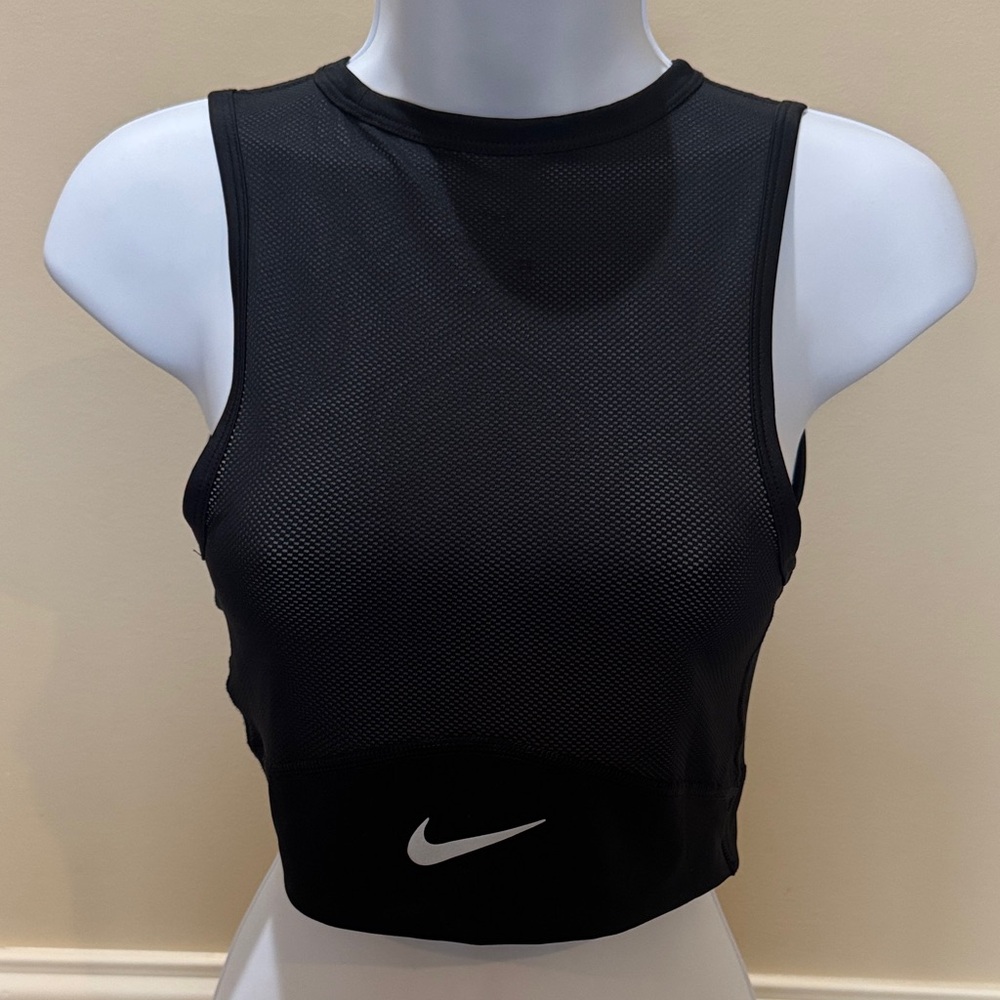 Nike Black Sleeveless Mesh Top